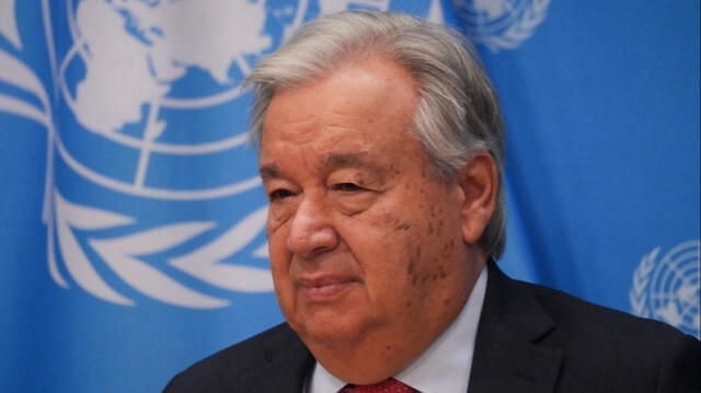 Le Secrétaire général des Nations Unies, Antonio Guterres, lors d'une conférence de presse à New York aux États-Unis, le 18 septembre 2024.