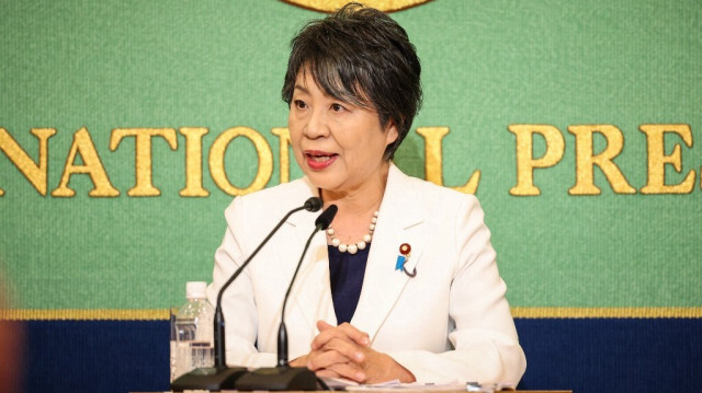 La ministre des affaires étrangères du Japon Yoko Kamikawa. 