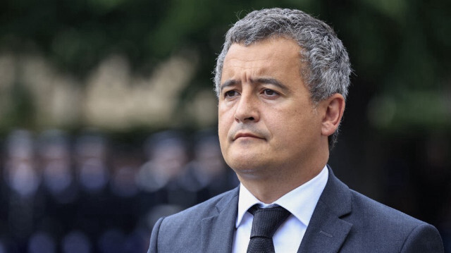 Le ministre de l'Intérieur démissionnaire, Gérald Darmanin.