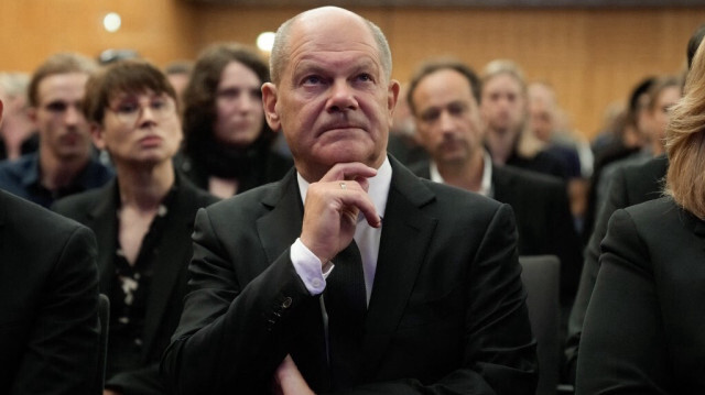 Le chancelier fédéral d'Allemagne, Olaf Scholz.