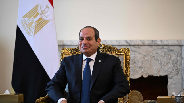 Le président égyptien Abdel Fattah al-Sissi au Caire le 17 août 2024.