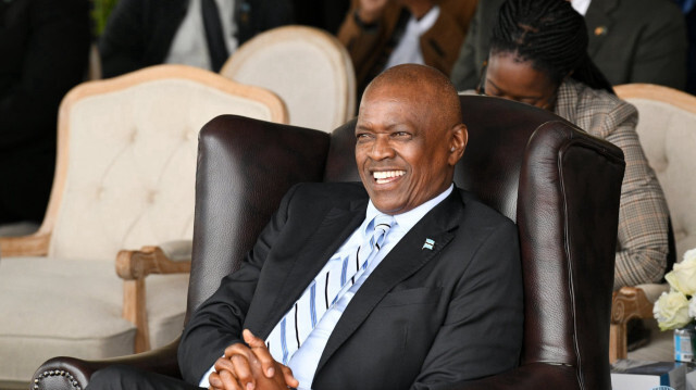 Mokgweetsi Masisi, Président de la République du Botswana.