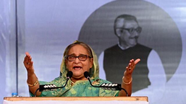 L'ancienne première ministre du Bangladesh, Sheikh Hasina.