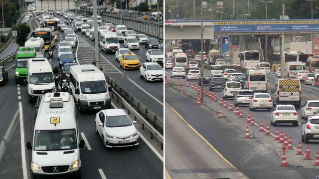 İstanbul trafiğinde okullarda uyum haftası ve haftanın ilk iş günü yoğunluğu yaşanıyor.