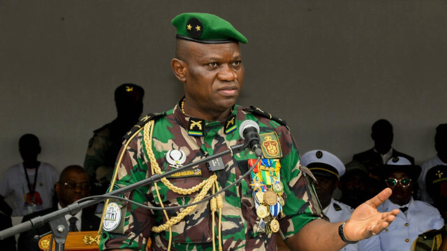 Le chef de la transition militaire au Gabon, chef de l'État, le Général Brice Oligui Nguema