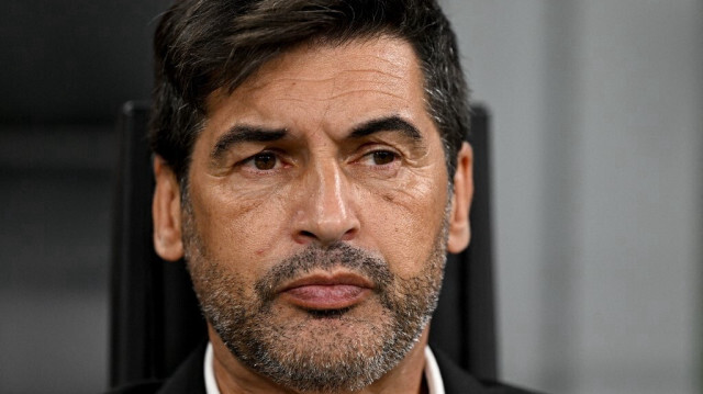 L'entraîneur portugais de l'AC Milan, Paulo Fonseca, lors du match de football de Serie A entre l'AC Milan et le Venezia FC au stade San Siro de Milan, le 14 septembre 2024.