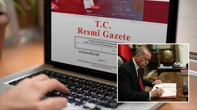 Cumhurbaşkanı Recep Tayyip Erdoğan imzalı kararname yayınlandı.