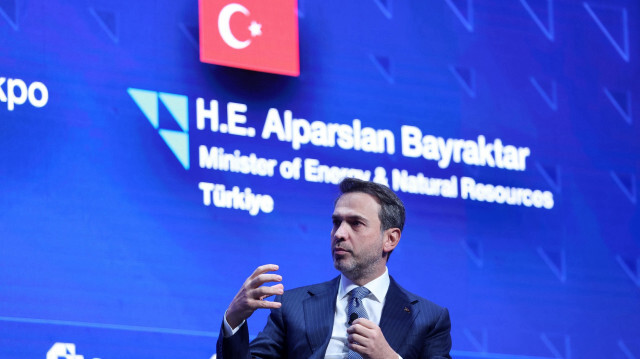 Le ministre turc de l'Energie et des ressources naturelles, Alparslan Bayraktar, au forum Gastch 2024, à Houston, le 18 septembre 2024.