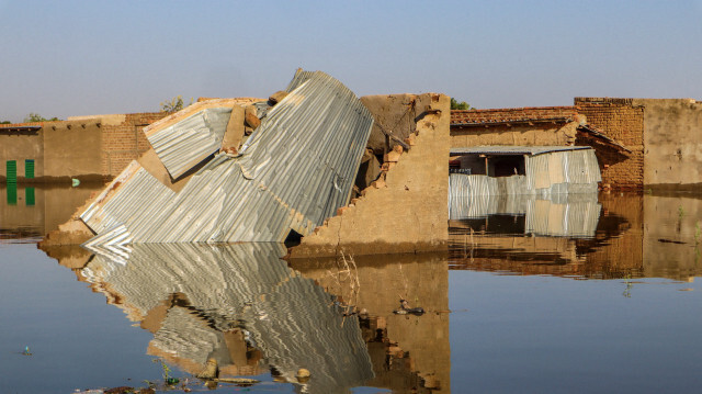 Des maisons sont vues submergées par les inondations à N'Djamena. (Archive)