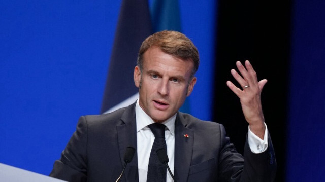 Le président de la République française, Emmanuel Macron.