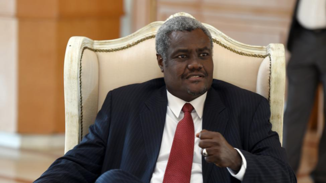 Le Président de la Commission de l'Union africaine, Moussa Faki Mahamat