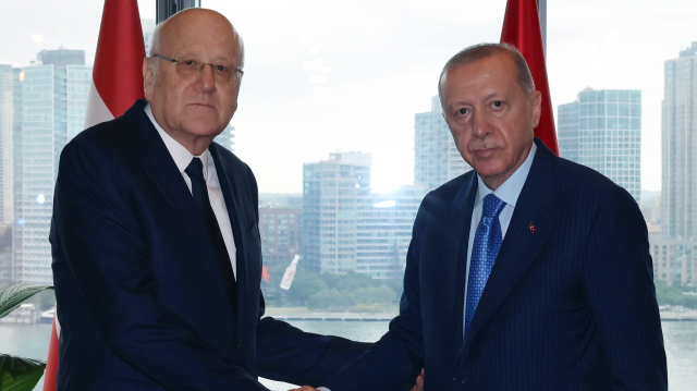 Lübnan Başbakanı Necip Mikati - Cumhurbaşkanı Recep Tayyip Erdoğan