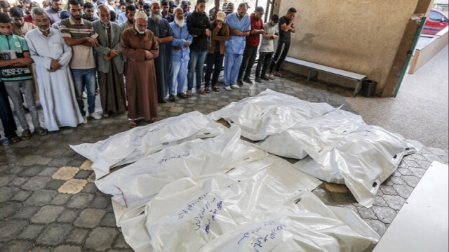 Les Palestiniens qui ont perdu la vie lors de l'attaque israélienne sur Rafah dans la Bande de Gaza, le 26 septembre 2024.