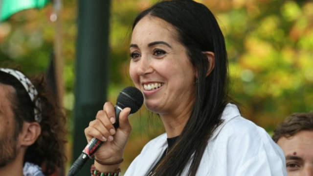 Imane Maarfi, infirmière et militante pro-palestinienne.