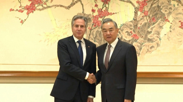 Anthony Blinken, chef de la diplomatie américaine, rencontre son homologue chinois Wang Yi à New York pendant l'Assemblée générale des Nations Unis.