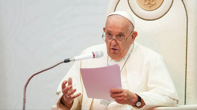 Katoliklerin ruhani lideri ve Vatikan Devlet Başkanı Papa Franciscus açıklama yaptı.