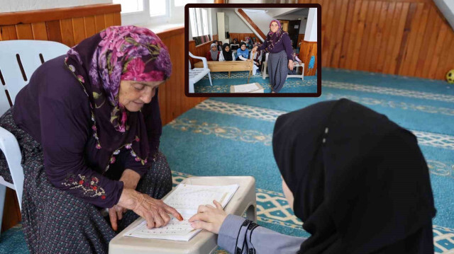 78 yaşındaki Menekşe ninenin Kur'anı Kerim öğrenme azmi
