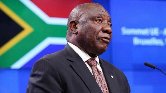 South Africa's president Cyril Ramaphosa