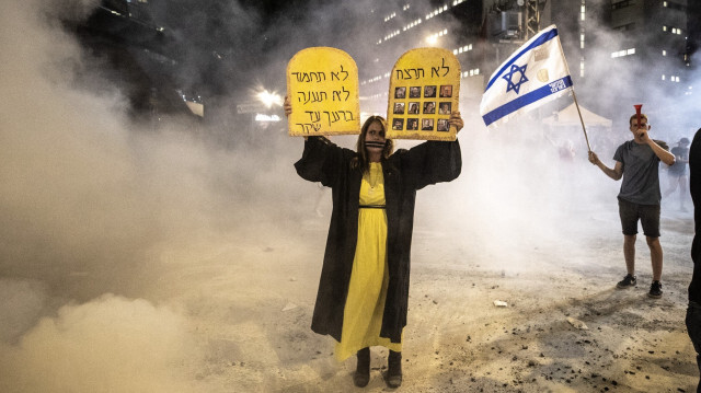 Manifestation à Jérusalem pour contraindre le gouvernement israélien à un cessez-le-feu.