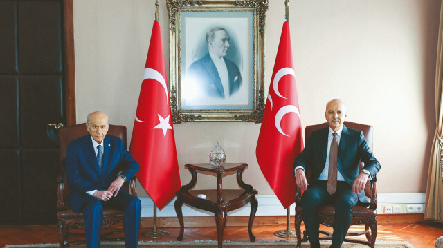 Devlet Bahçeli, Numan Kurtulmuş.