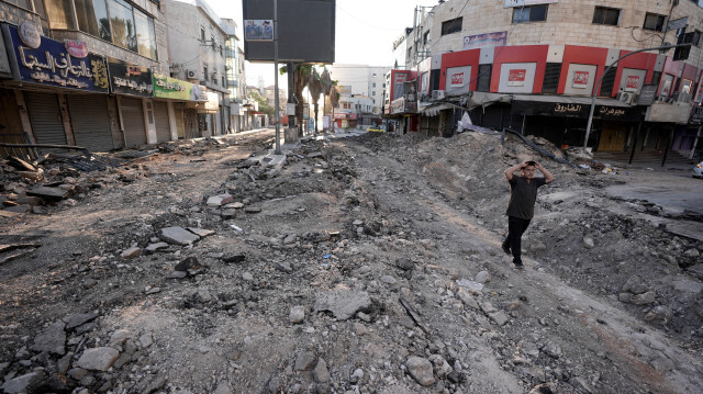 Vue des dégâts causés au camp de réfugiés de Jénine, en Palestine occupée, le 3 septembre 2024.