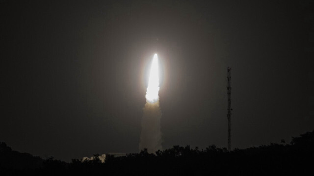 Une fusée Vega décolle de la station de l'Agence spatiale européenne de Kourou, en Guyane française, le 4 septembre 2024, avec à son bord le satellite Sentinel-2C, qui fait partie du programme Copernicus de l'Union européenne.