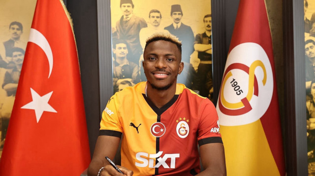 Le joueur nigérian Victor Osimhen a rejoint le club turc de Galatasaray, le 4 septembre 2024.