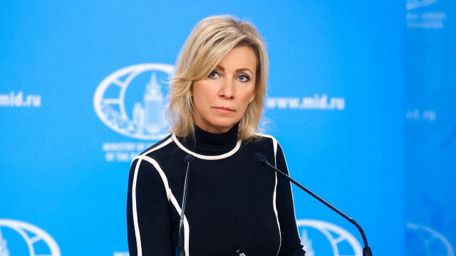 La porte-parole du ministère russe des Affaires étrangères, Maria Zakharova.