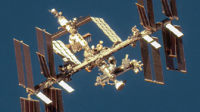 Le vaisseau spatial Boeing Starliner amarré au port avant de la Station spatiale internationale (ISS), sur le module Harmony de la station, le 6 juin 2024.