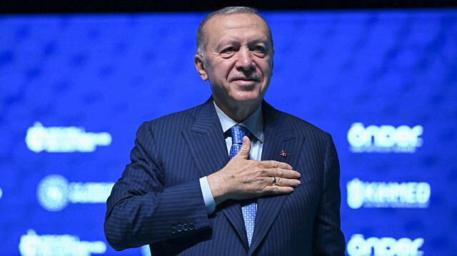 Le président turc Recep Tayyip Erdogan assistant à la cérémonie le 7 septembre 2024. 