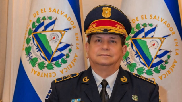 Le chef de la police du Salvador, Mauricio Arriaza.