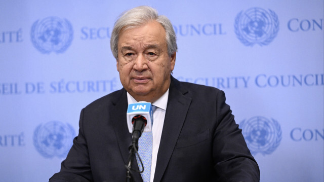 Birleşmiş Milletler (BM) Genel Sekreteri Antonio Guterres açıklama yaptı.