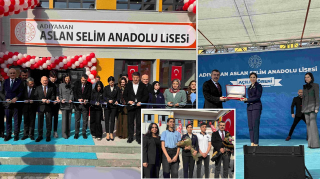 Aslan Selim Anadolu Lisesi, toplanan bağışlar ve devletin katkılarıyla inşa edildi.