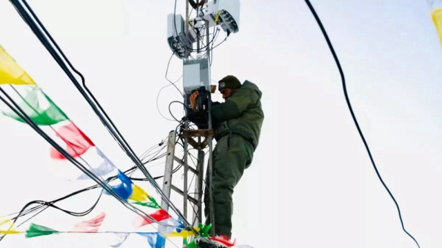 Reliance Jio 5G Services at Siachen Glacier (Photo Credits: X/@firefurycorps)