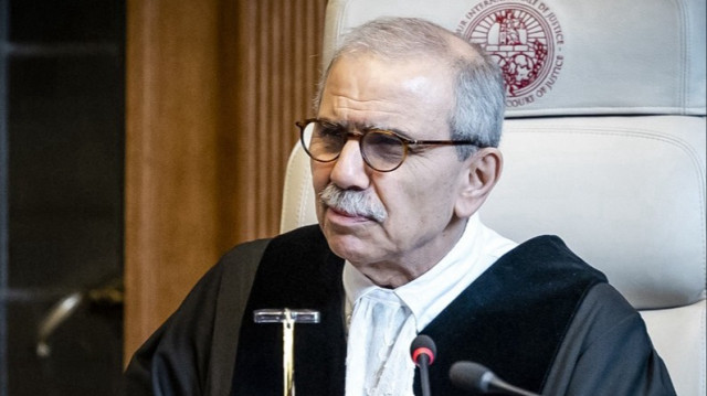 Le président de la Cour internationale de Justice (CIJ), Nawaf Salam.