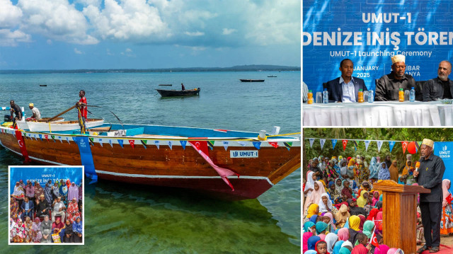 Umut Sensin Derneği Başkanı Emrah Engin, Zanzibar'daki tekne sayısını gelecek yıl 5'e çıkaracaklarını duyurdu.