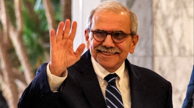 Le nouveau Premier ministre désigné du Liban, Nawaf Salam, arrive au palais présidentiel de Baabda, à Beyrouth au Liban, le 14 janvier 2025.