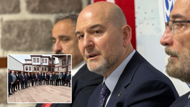 Süleyman Soylu, Anadolu Yayıncılar Federasyonu'nun programında medya temsilcileriyle görüştü