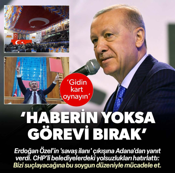 'Haberin yoksa görevi bırak'