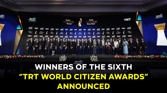 Winners of the Sixth “TRT World Citizen Awards” Announced