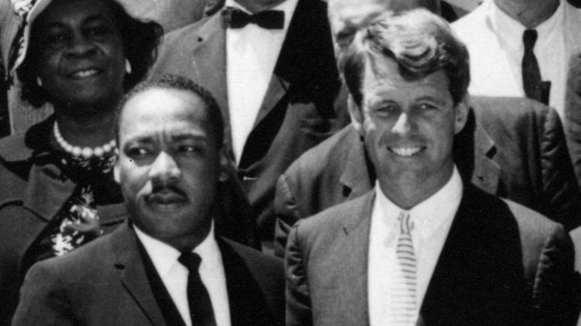 Robert Kennedy et Martin Luther King Jr, 22 June 1963, Washington