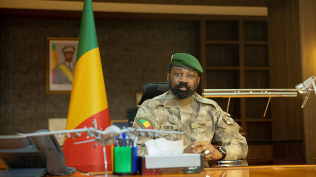 Le président de la transition malienne, le général d'armée Assimi Goïta.