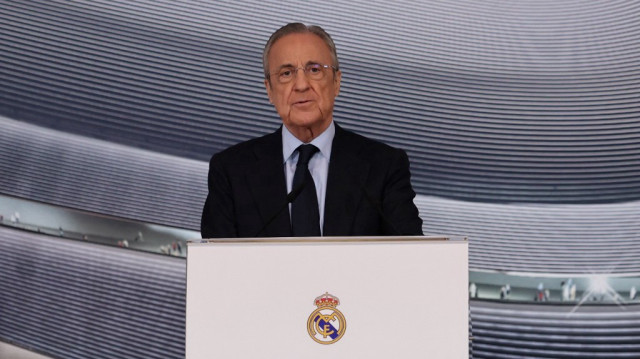 Le président du Real Madrid, Florentino Pérez, à Valdebebas, le 20 décembre 2024.