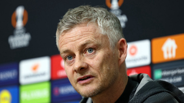 L'entraîneur norvégien de Besiktas, Ole Gunnar Solskjaer, en conférence de presse à Istanbul, le 21 janvier 2025.