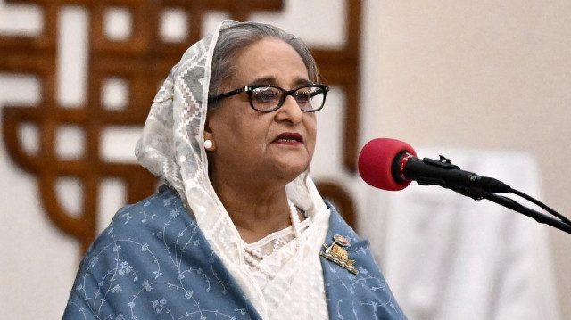 L'ancienne Première ministre du Bangladesh, Sheikh Hasina.