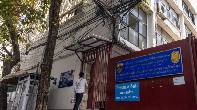 Un centre de détention de l'immigration à Bangkok le 22 janvier 2025.