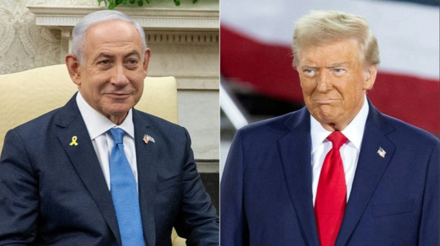 Le Premier ministre israélien, Benjamin Netanyahu et le Président américain, Donald Trump.