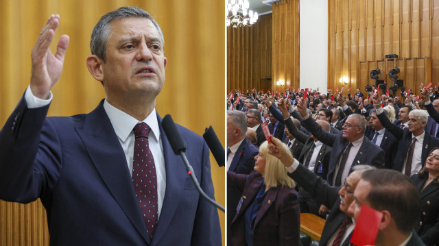 Özgür Özel grup toplantısında 'kırmızı kart' göstermişti