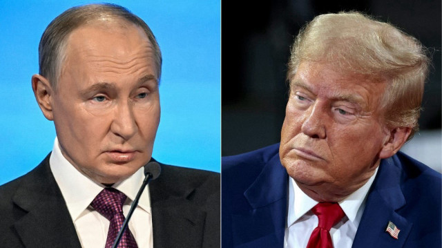 Le président russe Vladimir Poutine et son homologue américain, Donald Trump.