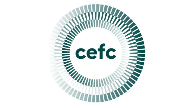 Logo de Clean Energy Finance Corporation, fonds australien pour financer la transition énergétique.